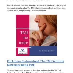 The TMJ Solution-Ending TMJ