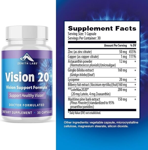 Vision 20 - Support Healthy Eyes